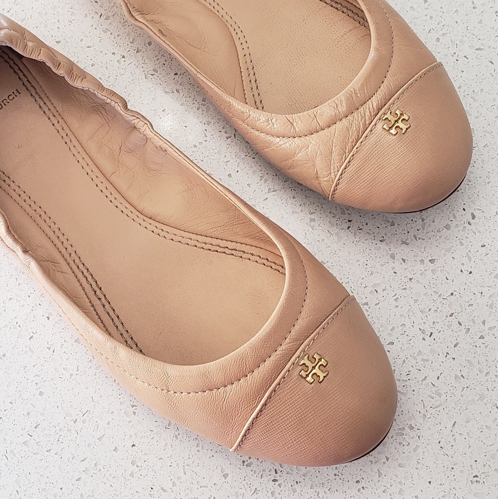 Tory burch nude flats 8.5
